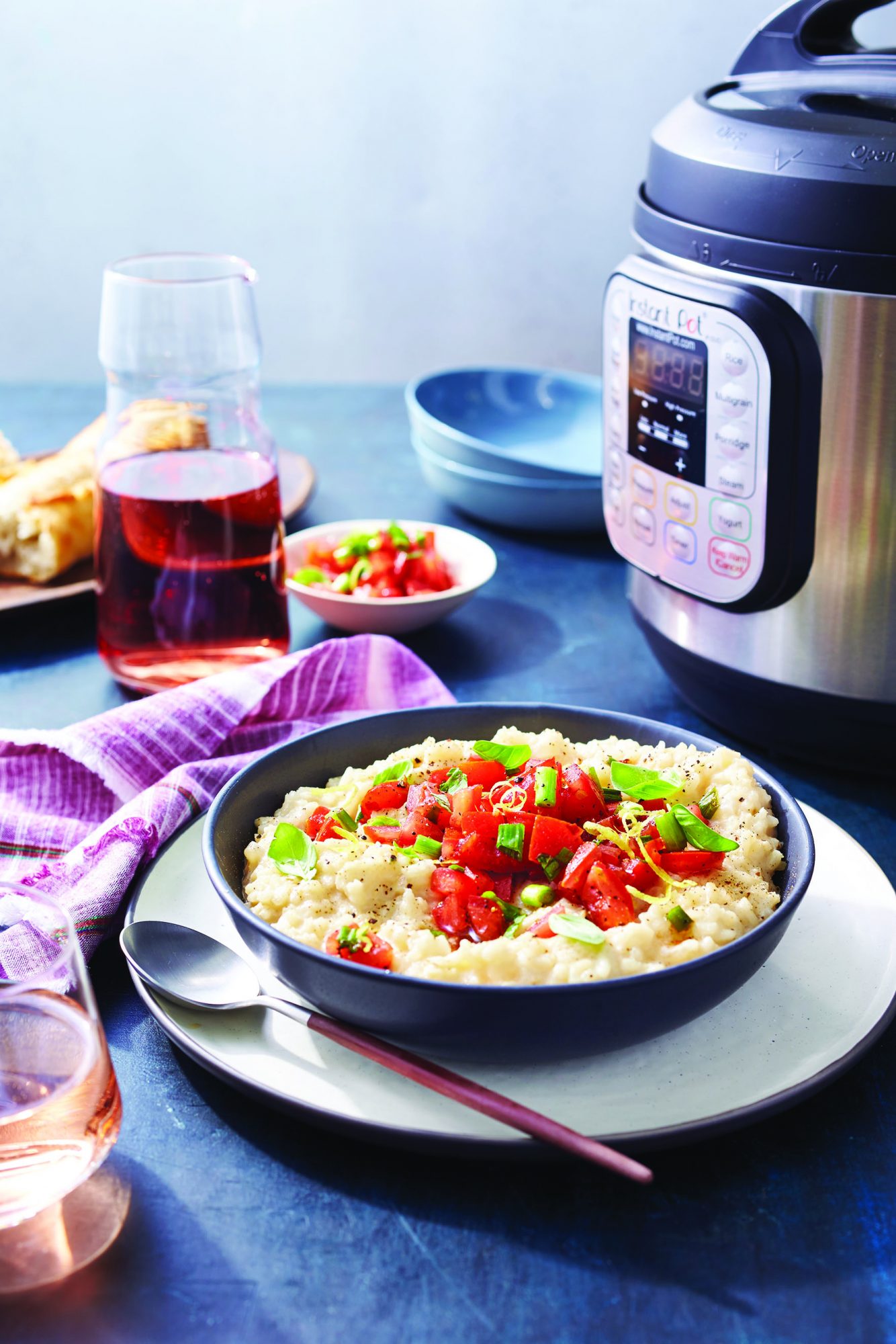 Risotto with Tomato Topping