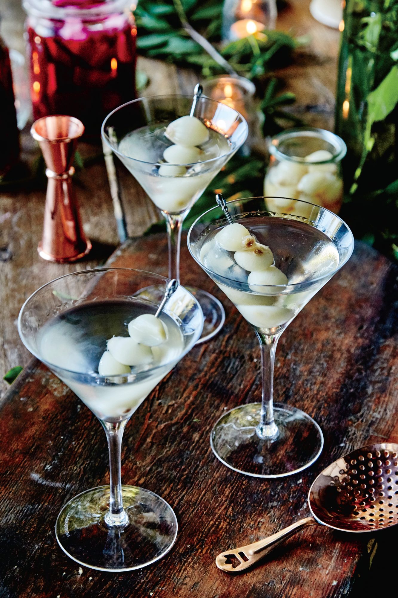 Gibson Martini with Pickled Pearl Onions