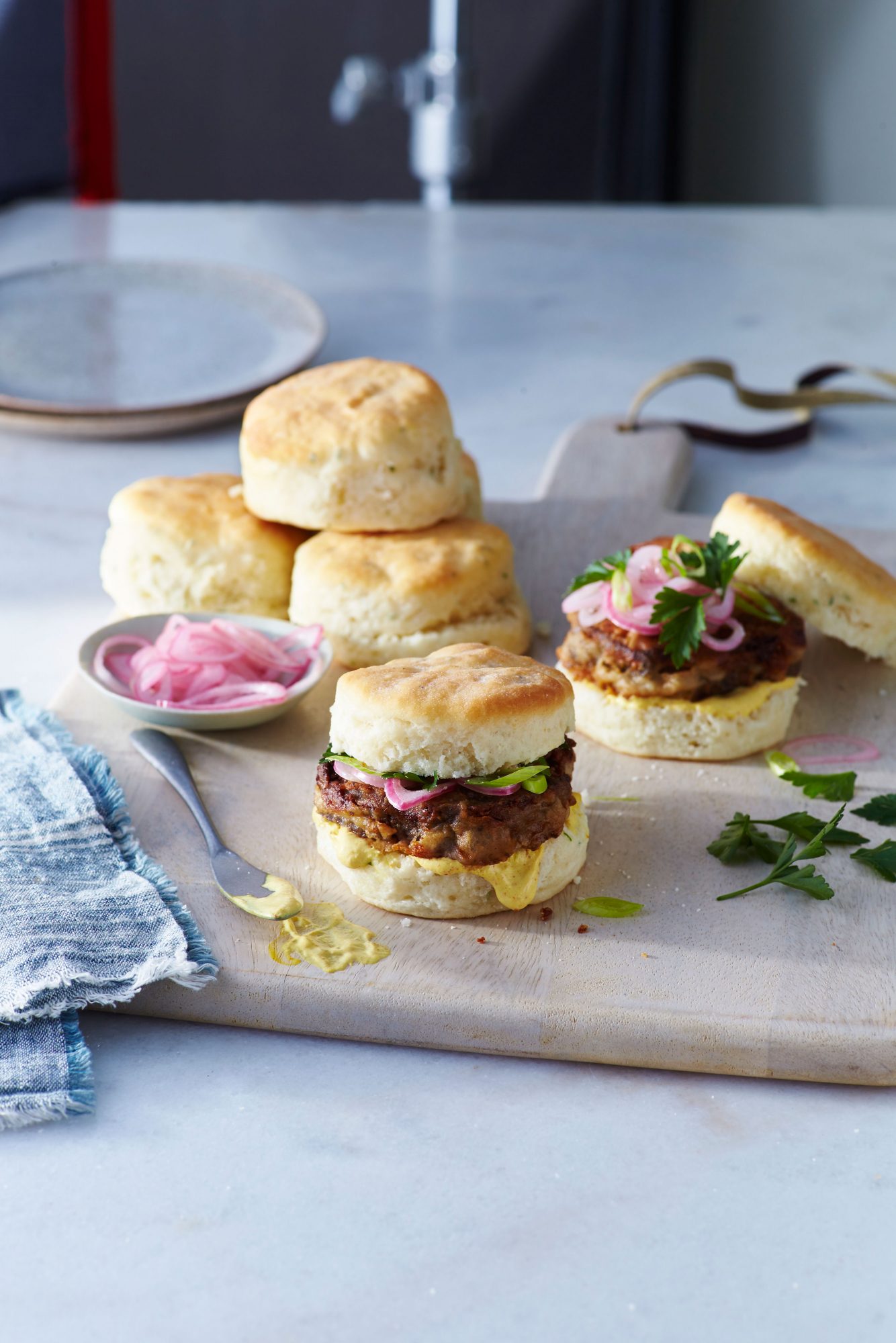 Country Fried Beef Biscuit Sliders image